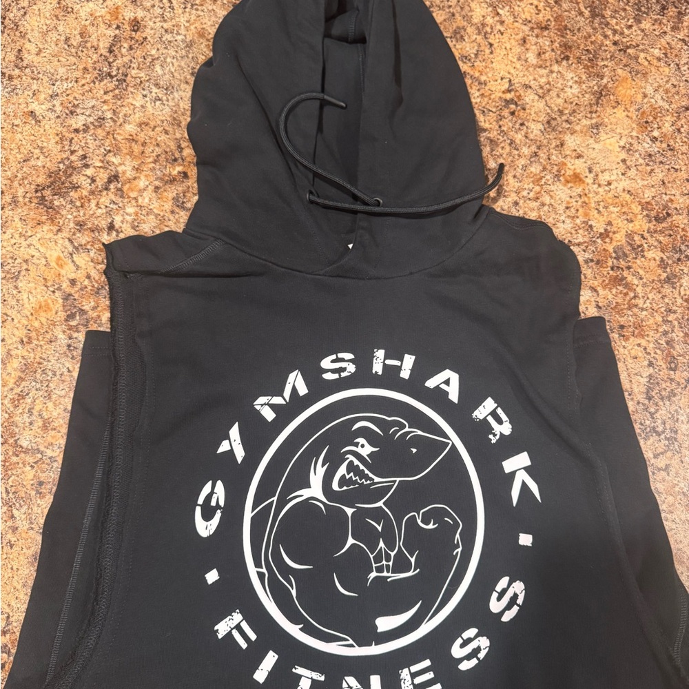 Gymshark Black Sleeveless Hoodie